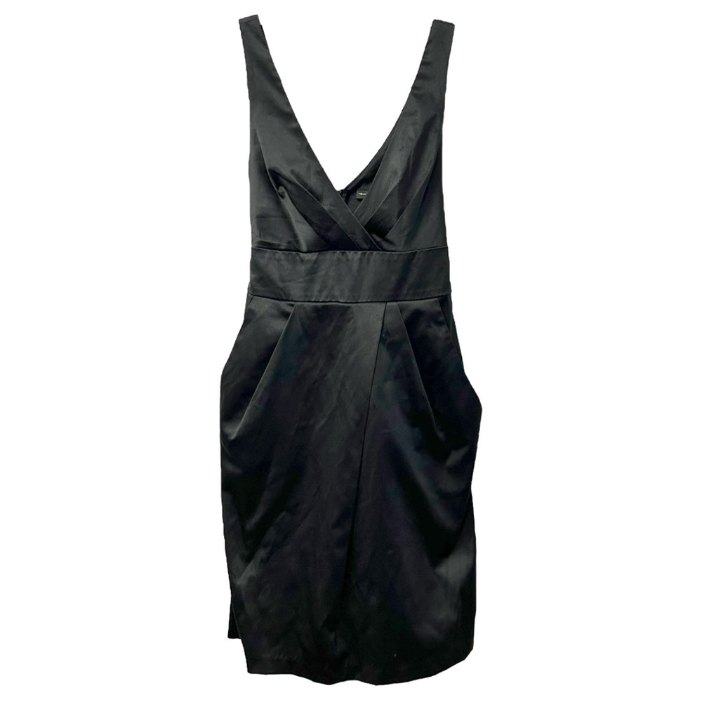 City Triangles Women’s Sleeveless Black V Neck Mini Dress Sz 9